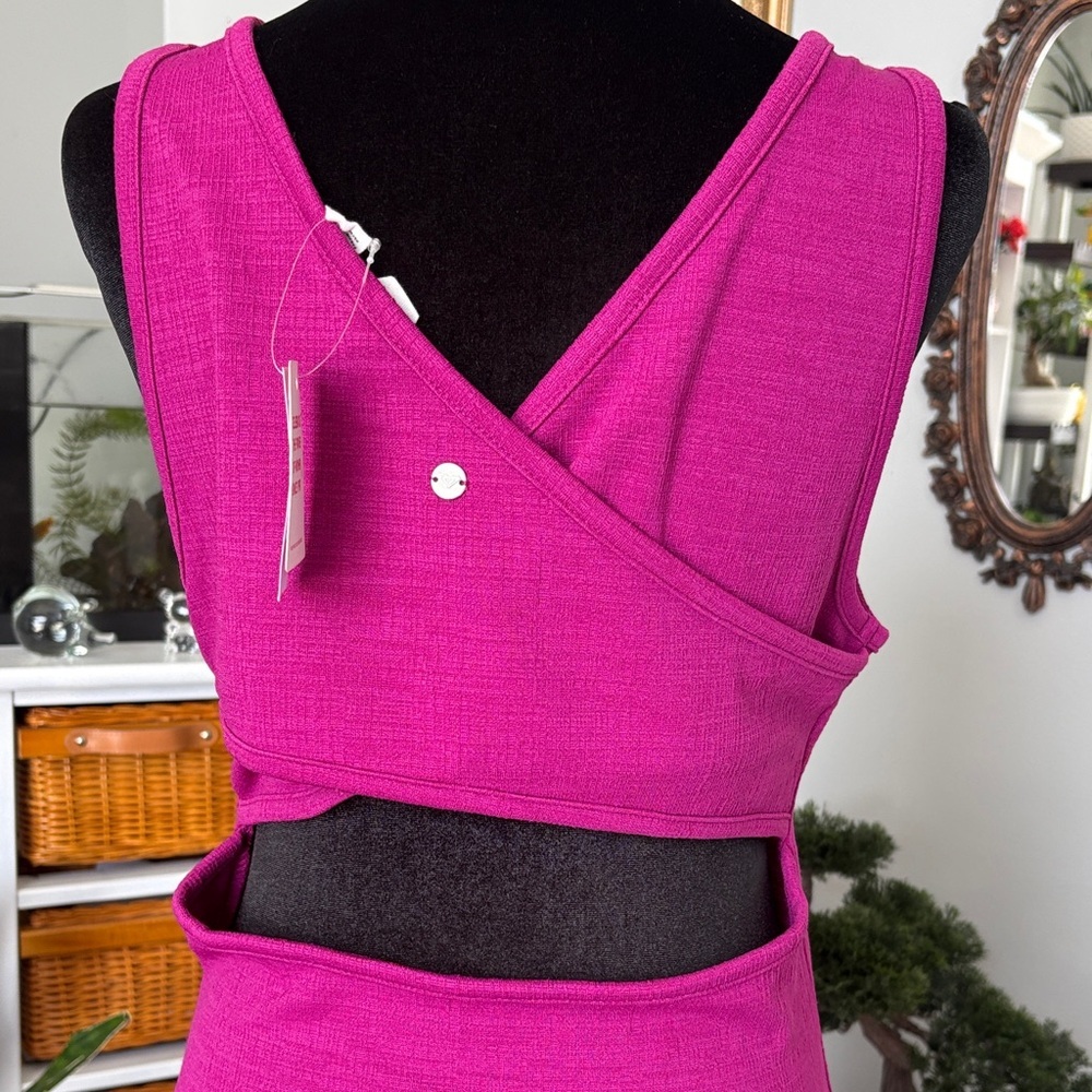 Roxy Magenta Sleeveless Maxi Dress - Picture 5 of 8